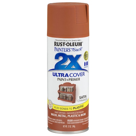 Rust-Oleum Spray Paint, Cinnamon Painter's Touch, Satin, 12 oz 249084